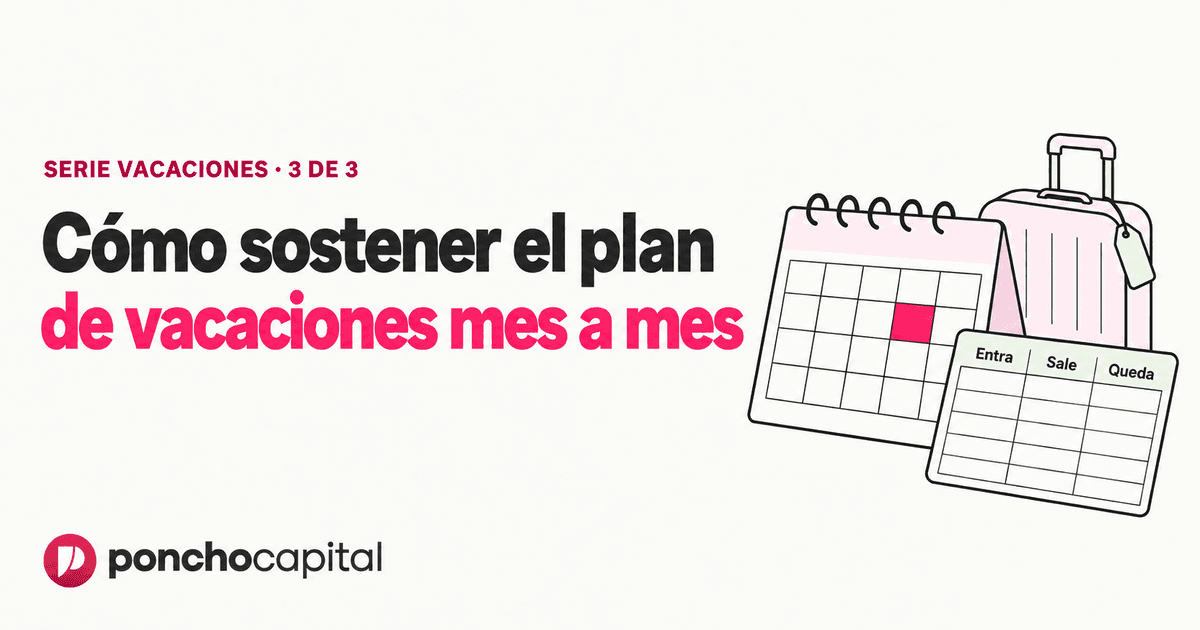 El paso que casi nadie da: cómo sostener el plan de vacaciones mes a mes